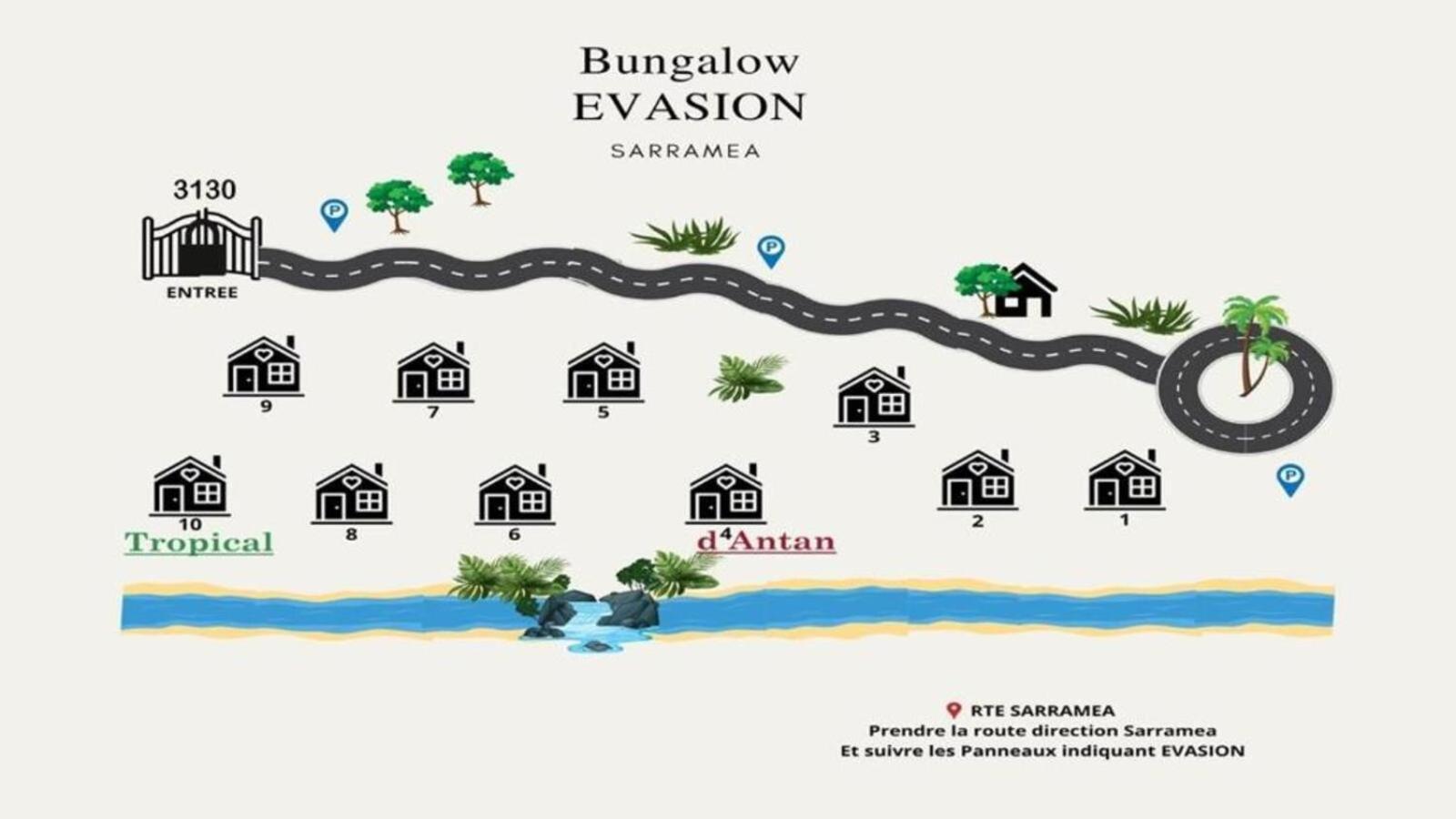 Evasion Bungalow D'Antan Spa Sarraméa Εξωτερικό φωτογραφία